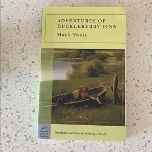 Paperback book Adventures of Huckleberry Finn
